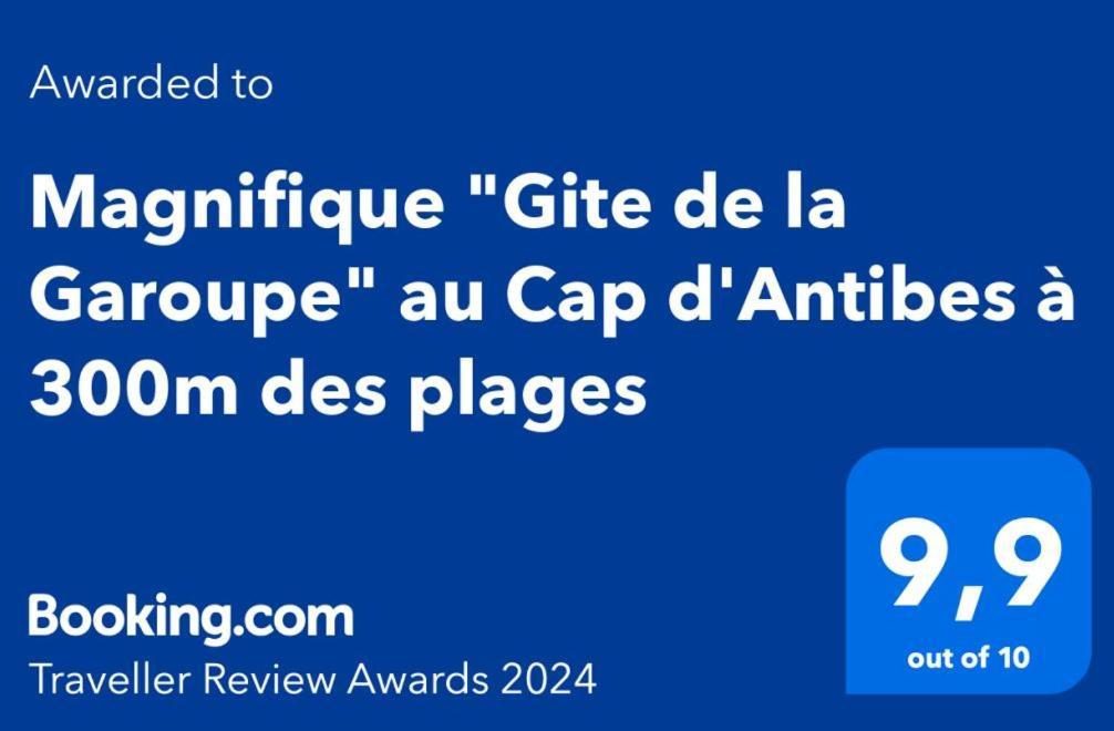 Magnifique "Gite De La Garoupe" Au Cap D'Antibes A 300M Des Plages מראה חיצוני תמונה